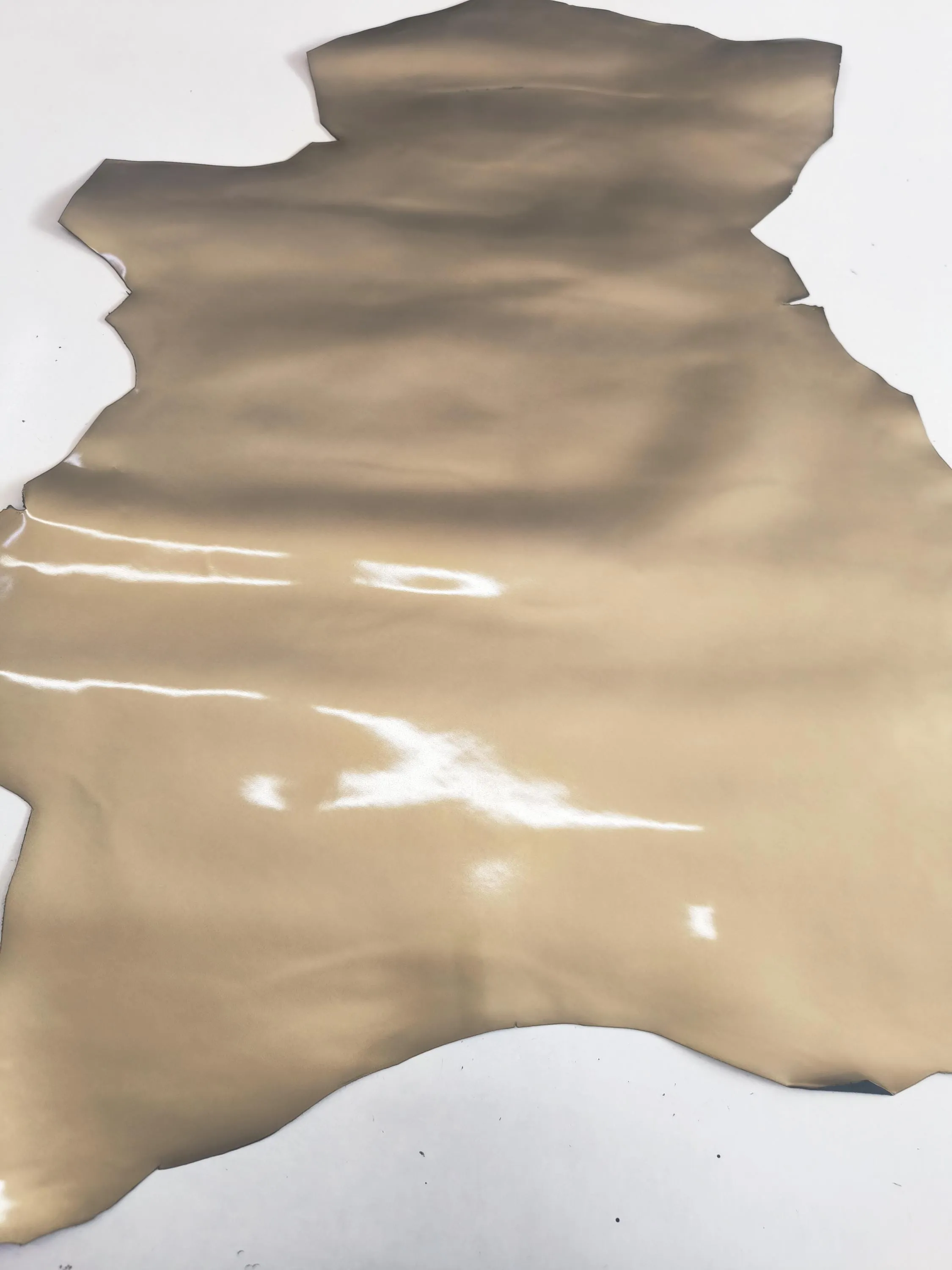 Goatskin patent leather, Genuine goat leather for crafts  thickness 0,9mm(2 1/2 oz)