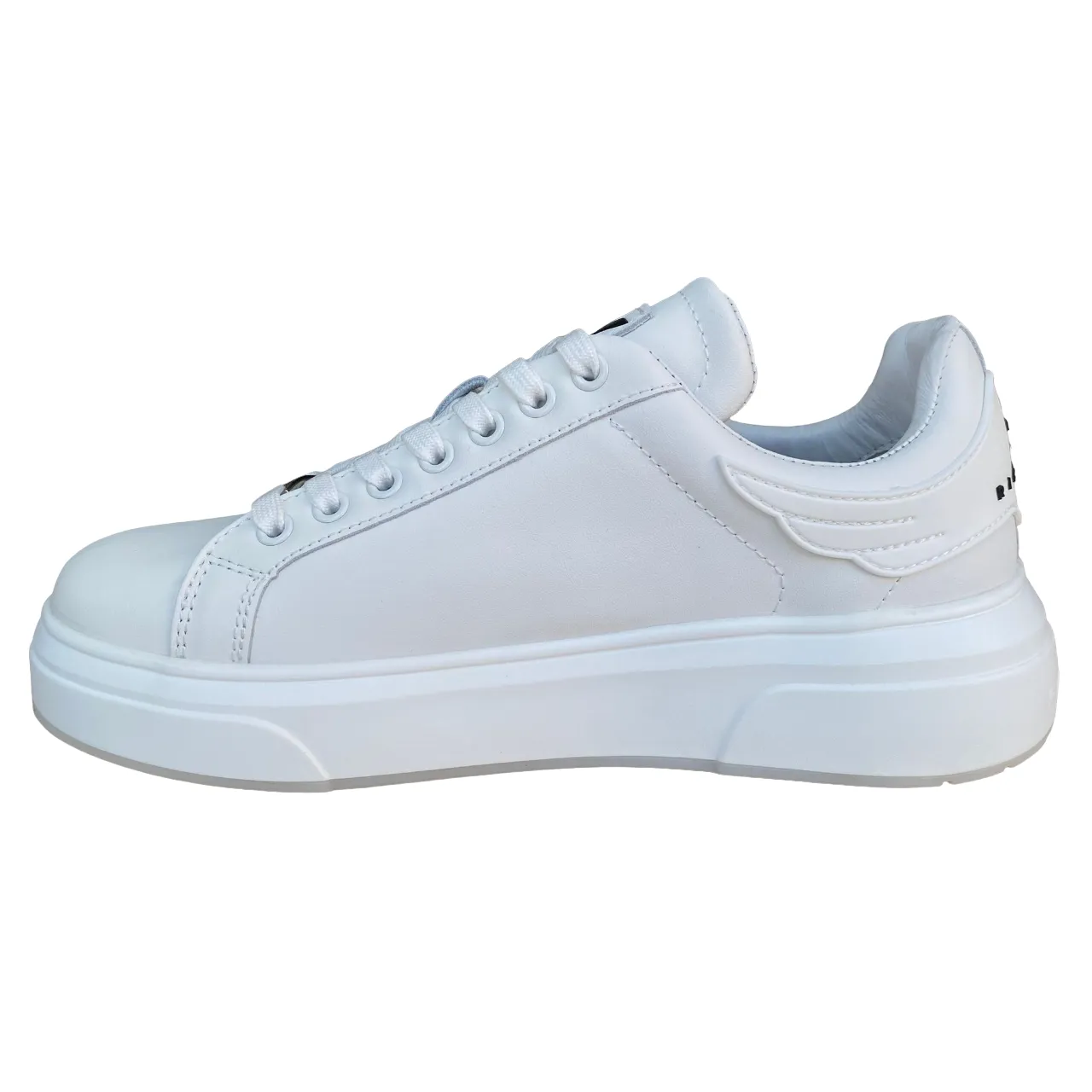 John Richmond men's leather sneakers shoe Action 200007/CP E white