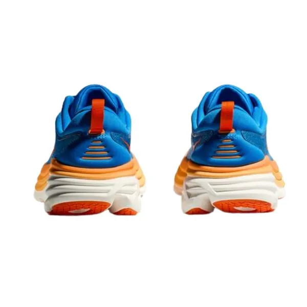 Mens HOKA Bondi 8 - Coastal Sky / Vibrant Orange