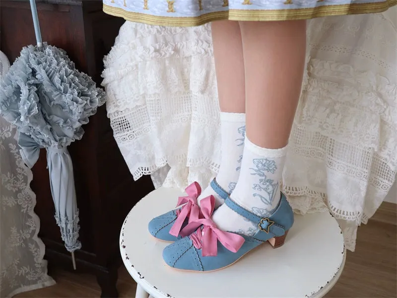 MR.Qiutian~Pictorial Girl~Han Lolita Shoes Retro Lolita Chinese Style Shoes