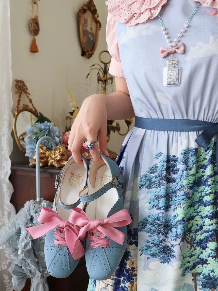 MR.Qiutian~Pictorial Girl~Han Lolita Shoes Retro Lolita Chinese Style Shoes