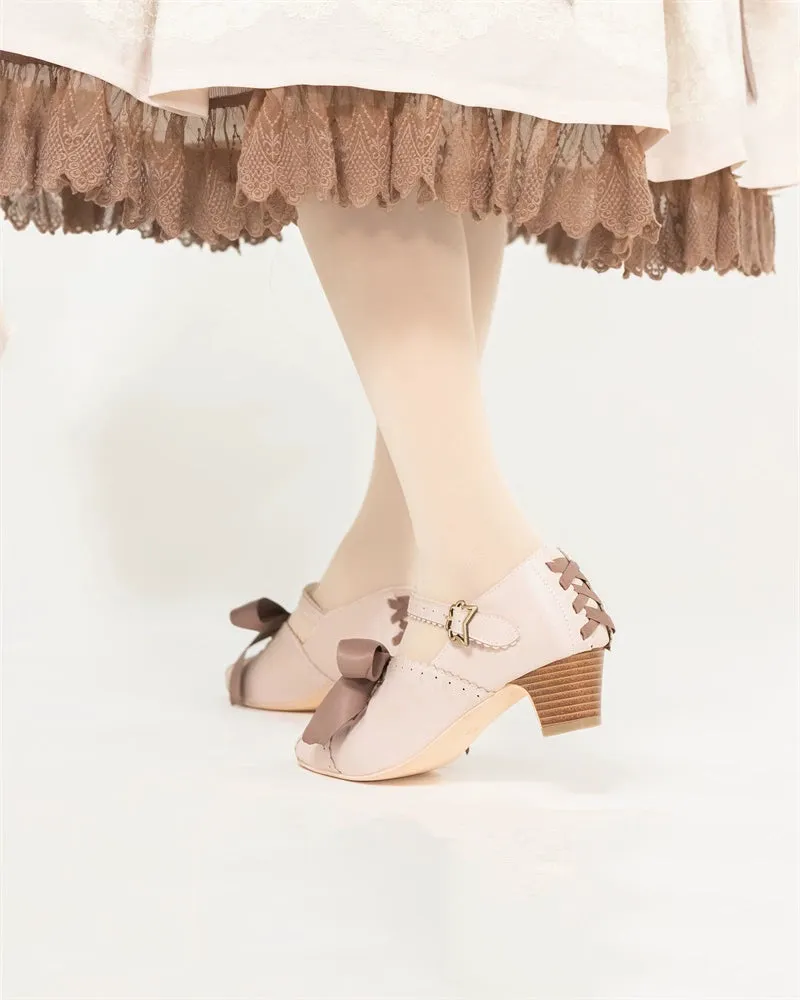 MR.Qiutian~Pictorial Girl~Han Lolita Shoes Retro Lolita Chinese Style Shoes