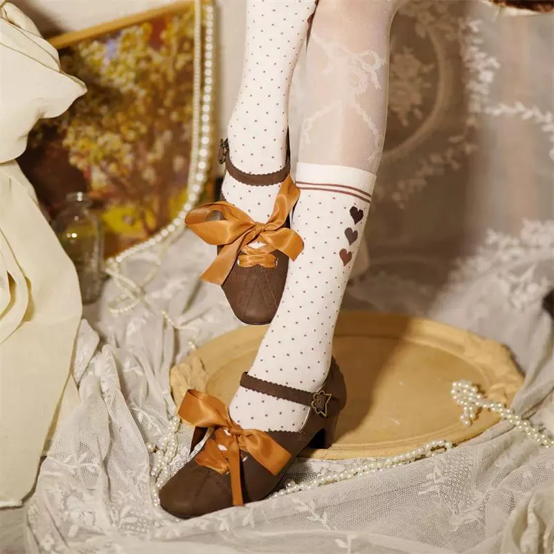 MR.Qiutian~Pictorial Girl~Han Lolita Shoes Retro Lolita Chinese Style Shoes