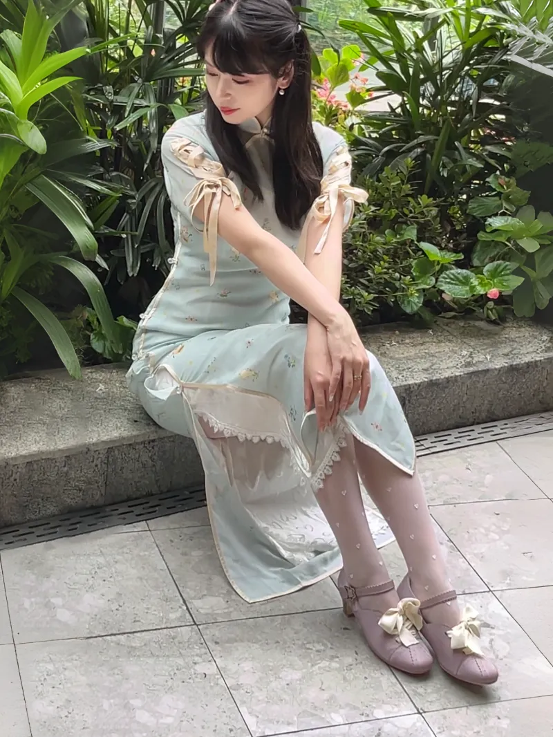 MR.Qiutian~Pictorial Girl~Han Lolita Shoes Retro Lolita Chinese Style Shoes