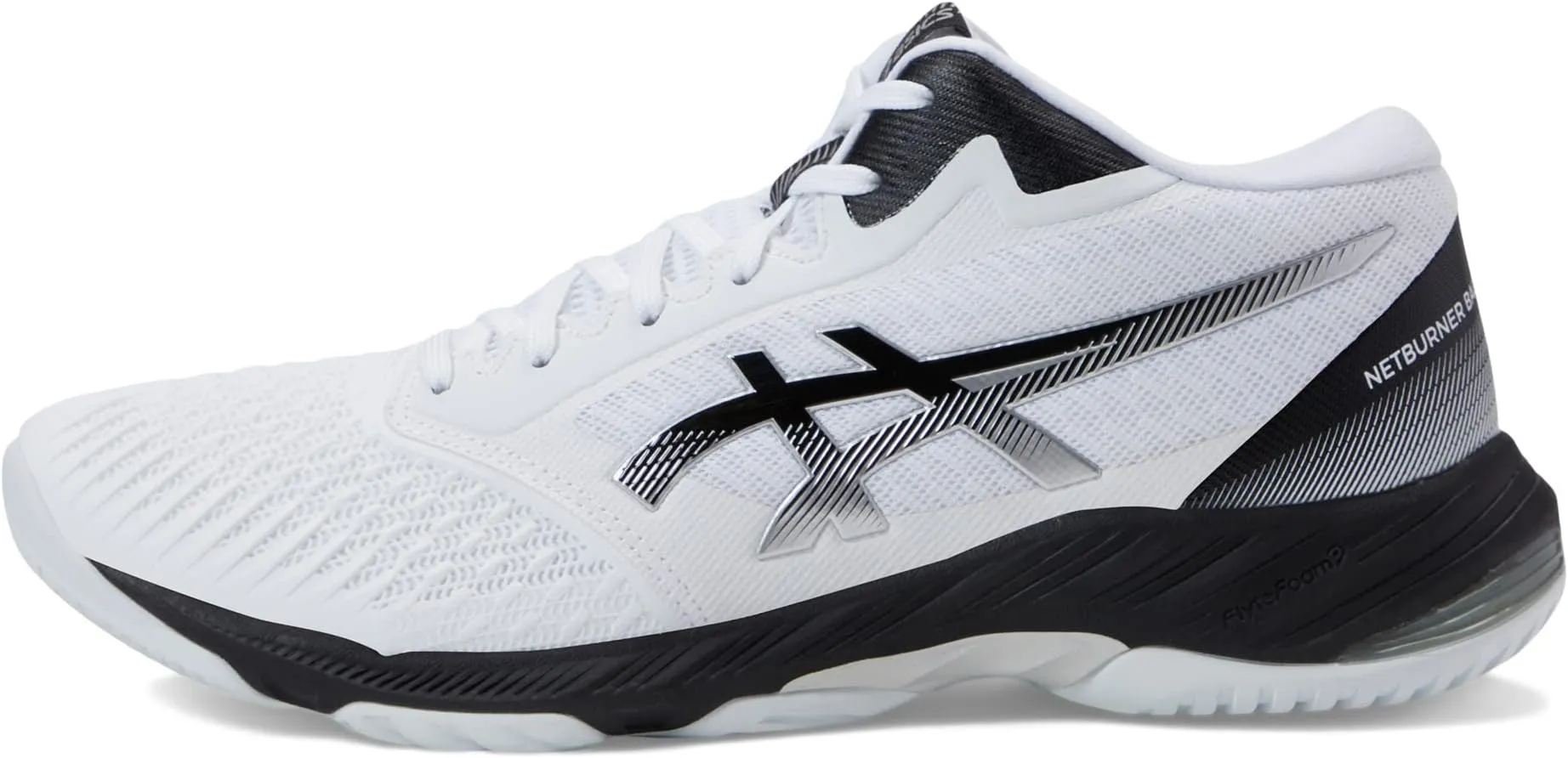 Netburner Ballistic FF MT 3 Volleyball Shoe ASICS, White/Black